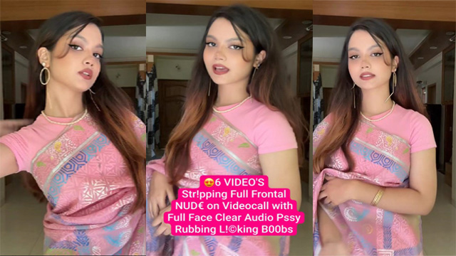 Famous Tiktoker – Latest Trending Most Exclusive –  Full Frontal Nude -with Full Face
