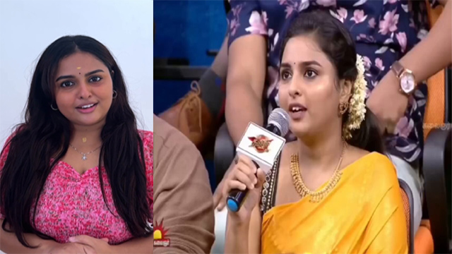 Tamil insta fame tamizhvaani topless boobs play show