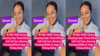 Simmi Beautiful Nri Giving Blowjob – Riding Fucking Huge Ass Video